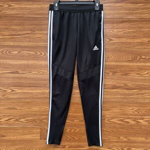 Adidas Womens Tiro Training Pants Tapered Soccer Black White sz XS